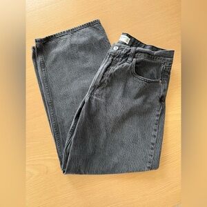 Abercrombie & Fitch Low Rise Ultra Loose Jean - Washed Black (27 S)